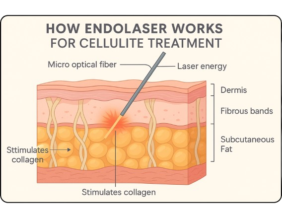 How endolaser works for cellulite treatment