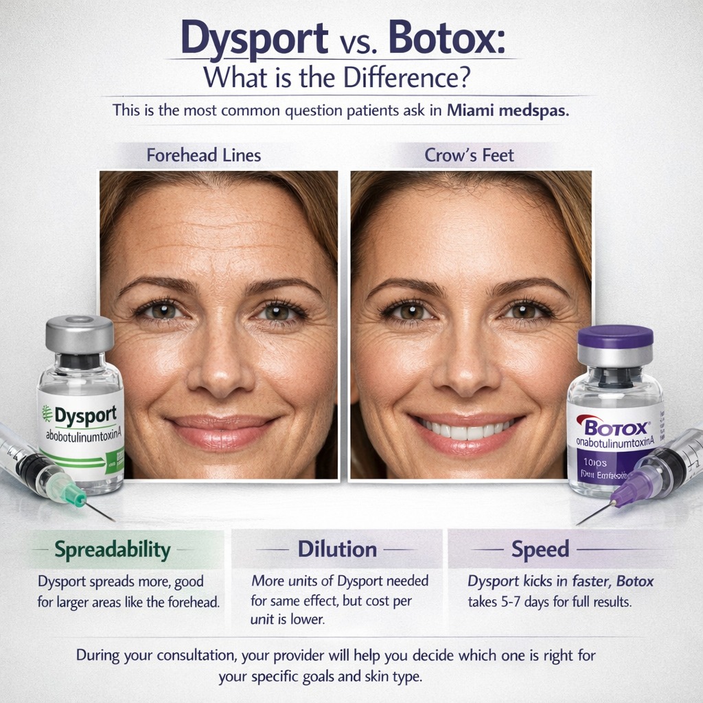 Dysport vs Botox Comparison