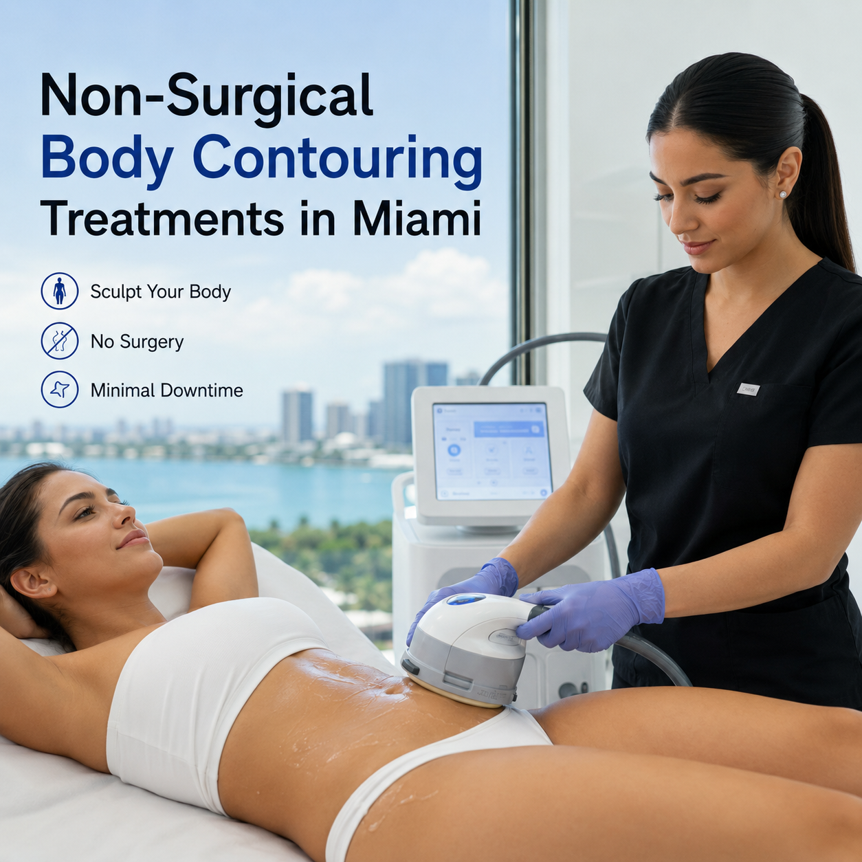 Non-surgical body contouring in Miami
