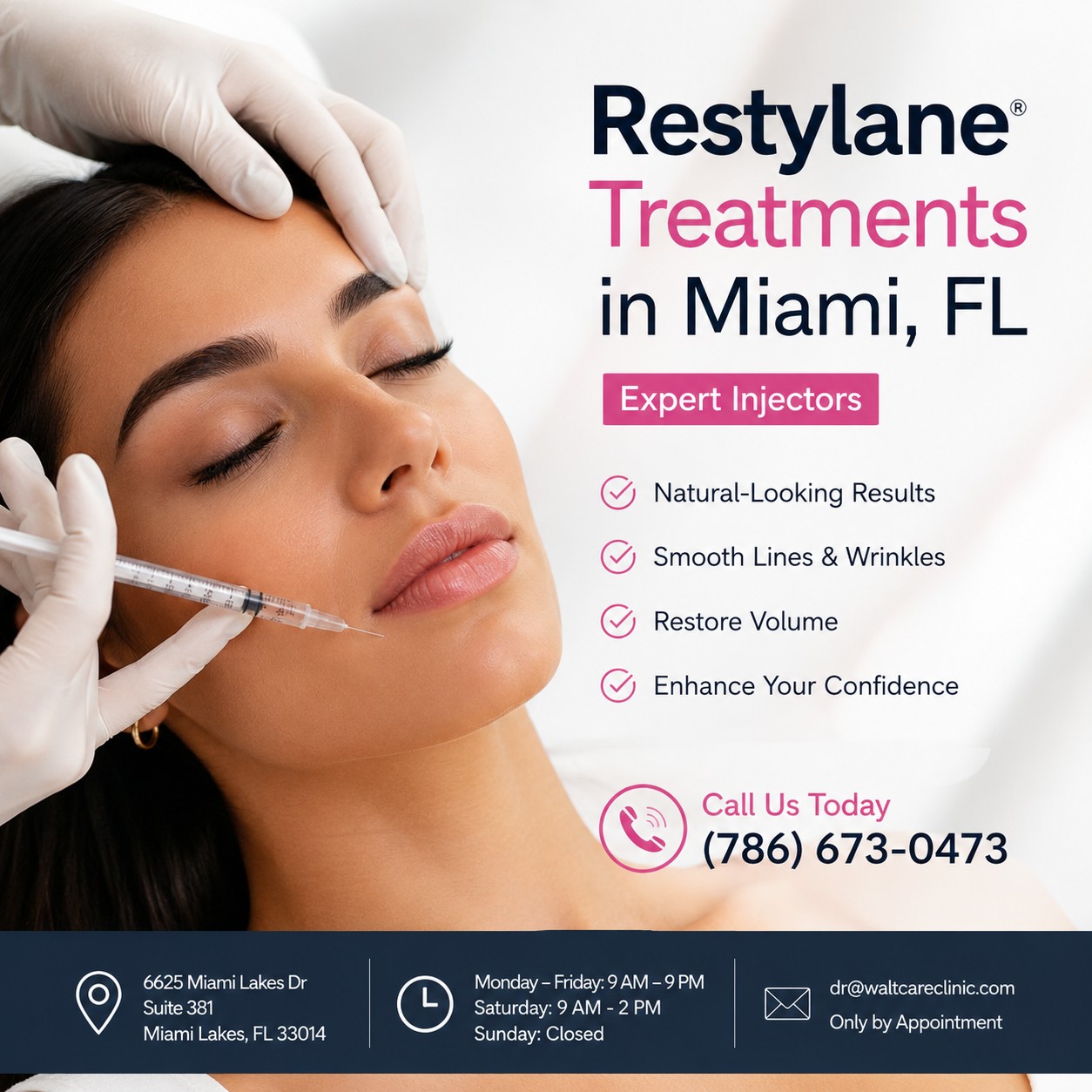 Restylane Treatments in Miami, FL | Expert Injectors