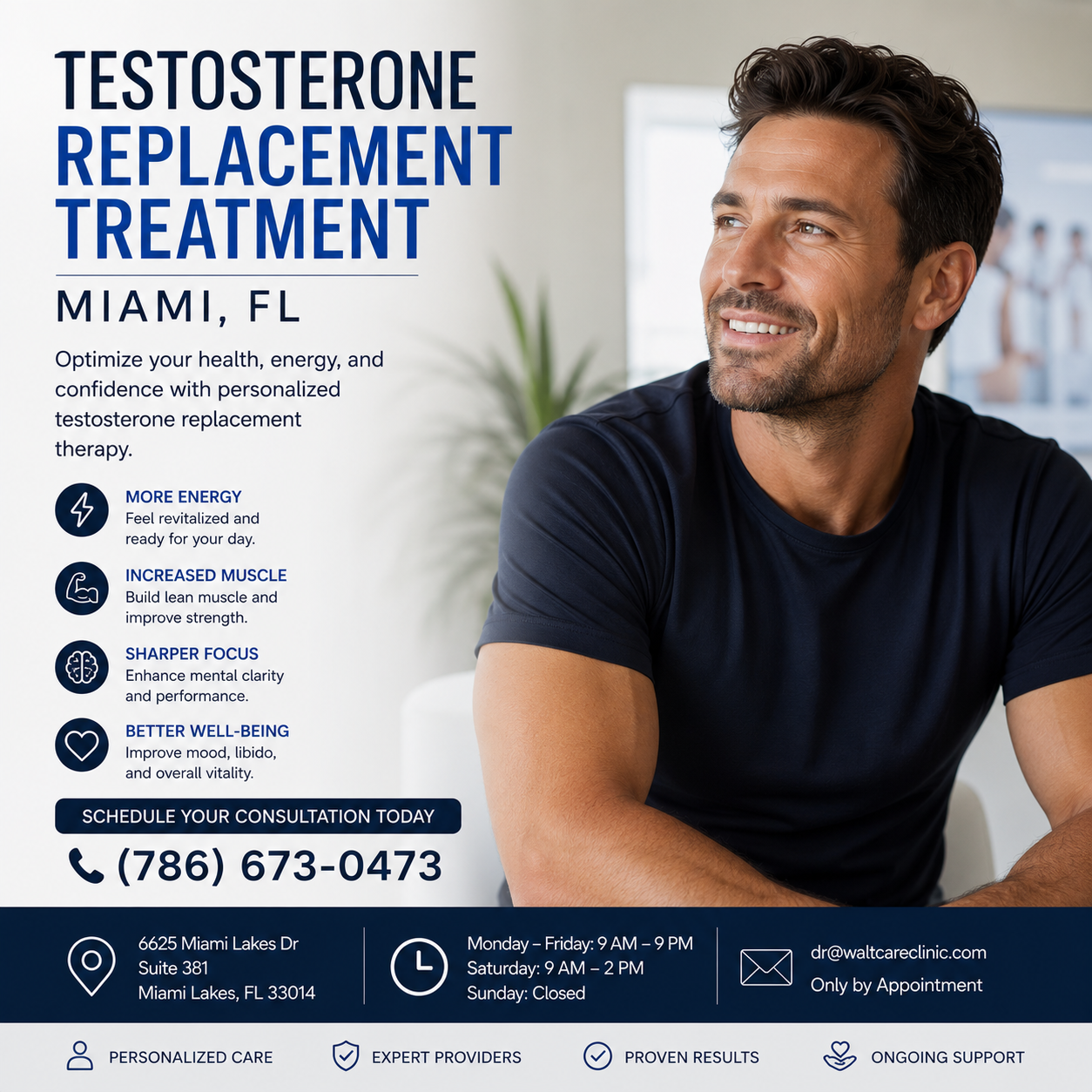 Testosterone Replacement Treatment Miami, FL