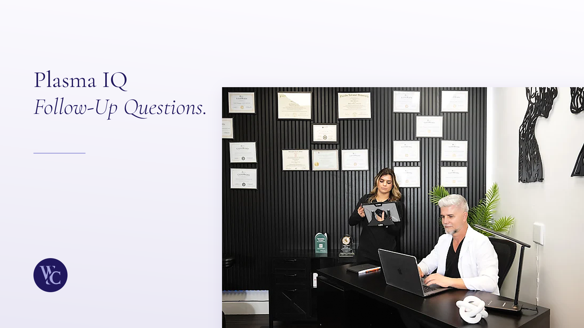 Plasma IQ treatment follow-up consultation and skin healing assessment at WaltCare Clinic